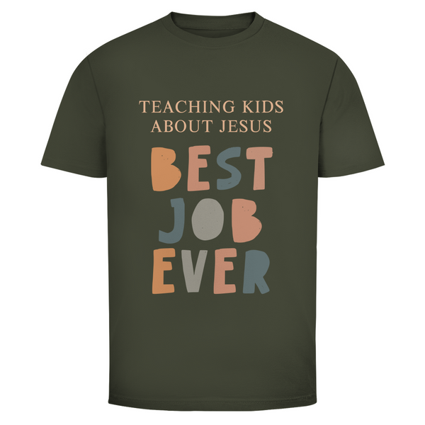 Herren T-Shirt teaching kids about jesus lehrer