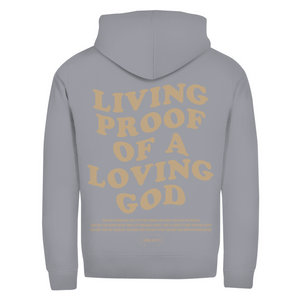 Zipper Hoodie a loving god 1 john 4:9-10
