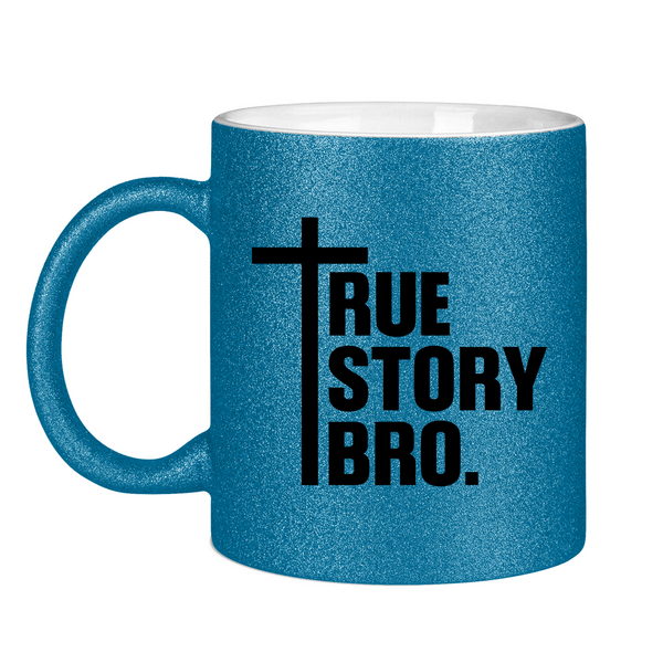 Glitzertasse true store bro