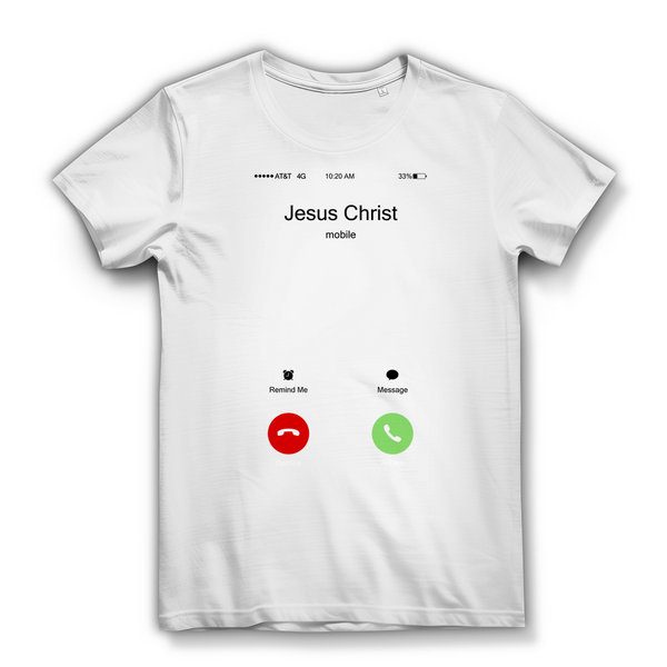 Damen Bio T-Shirt jesus christ is calling