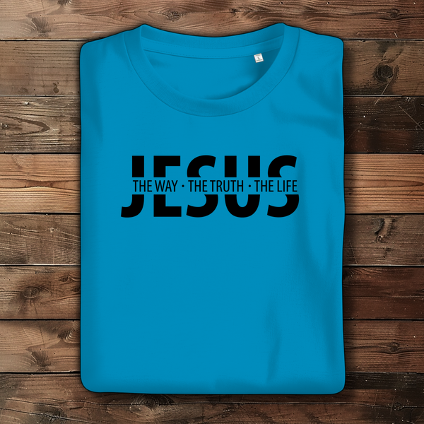 Damen Bio T-Shirt jesus the way the truth the life