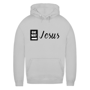 Damen Hoodie one way jesus