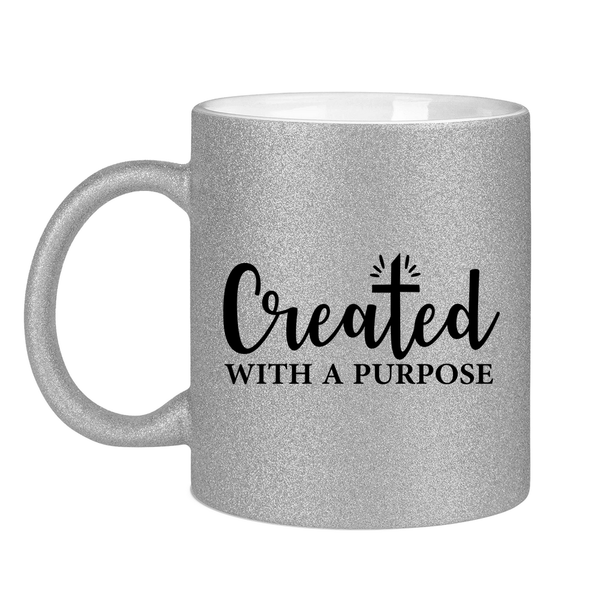 Glitzertasse created with a purpose