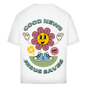 Oversize T-Shirt good news jesus saves