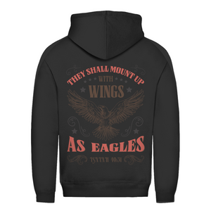Damen Hoodie mount up with wings isaiah 40:31