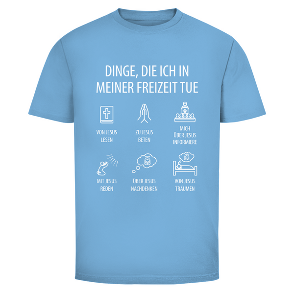 Herren T-Shirt dinge die ich in meiner freizeit tue