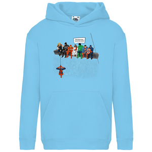 Kinder Hoodie superhelden parodie