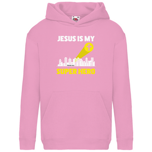 Kinder Hoodie jesus is my superhero