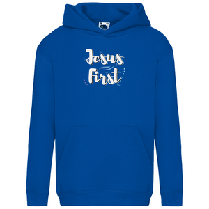 Kinder Hoodie jesus first