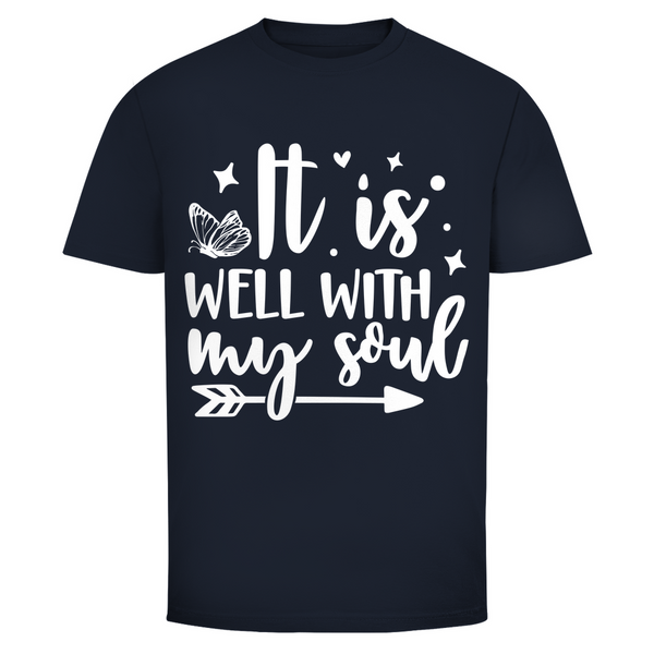 Herren T-Shirt it is well with my soul