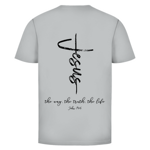 Herren T-Shirt the way the truth the life john 14:6