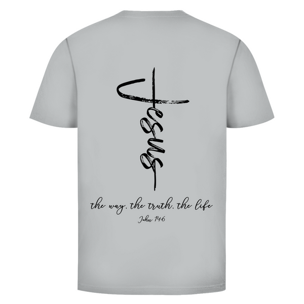 Herren T-Shirt the way the truth the life john 14:6