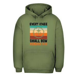 Unisex Oversize Hoodie every knee shall bow romans 14:11