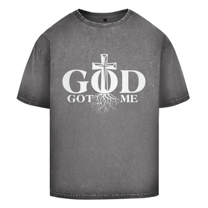 Oversize Washed T-Shirt god got me