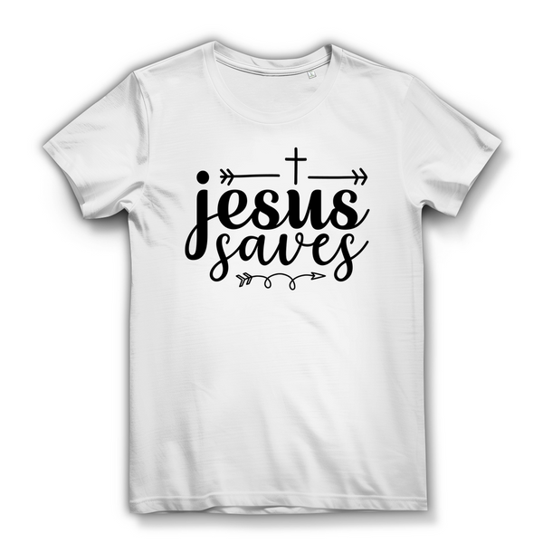 Damen Premium Bio T-Shirt jesus saves