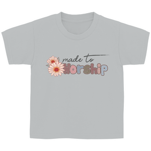 Kinder T-Shirt made to worship
