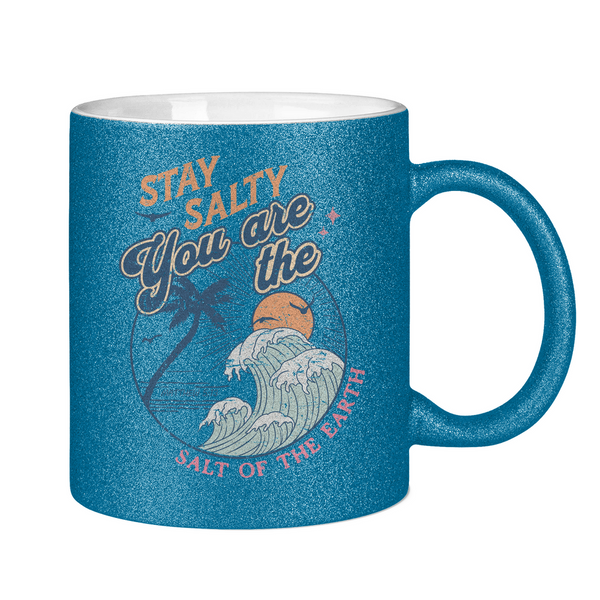 Glitzertasse stay salty