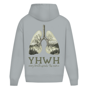 Oversize Hoodie Ohne Kordel yhwh every breath speakt his name