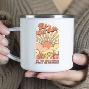 Emaille Tasse his mercies are new each morning