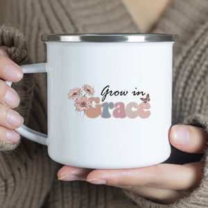 Emaille Tasse grow in grace