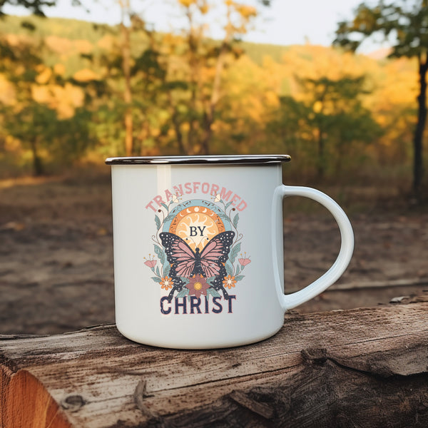 Emaille Tasse transformed by christ