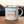 Emaille Tasse god is good schriftzug