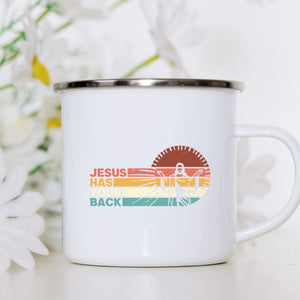 Emaille Tasse jesus has your back