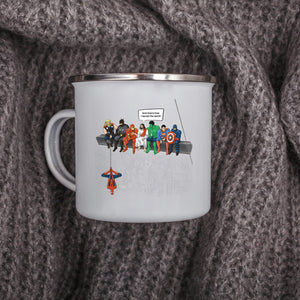 Emaille Tasse Jesus Empire State Building