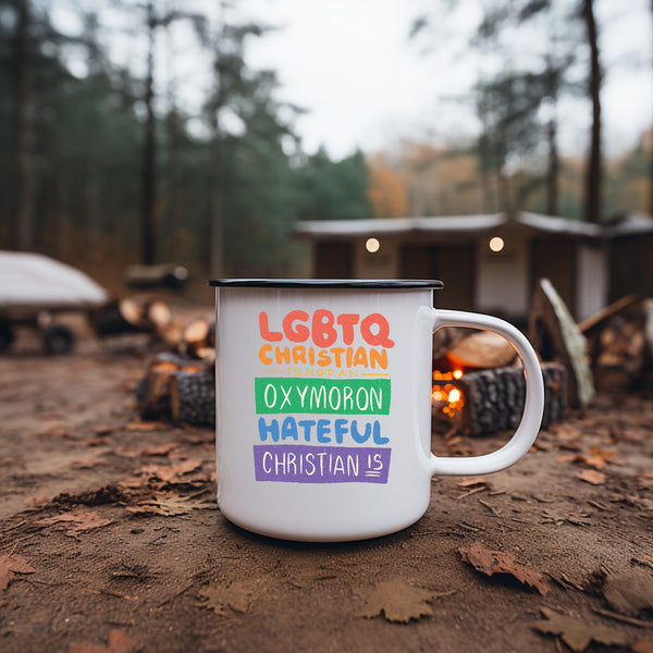 Emaille Tasse lgbt christlich