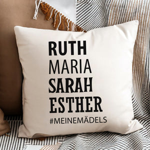 Kopfkissen zweifarbig ruth maria sarah esther