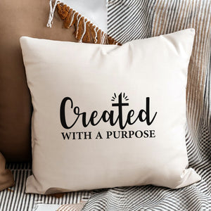 Kopfkissen zweifarbig created with a purpose