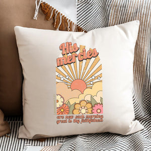 Kopfkissen zweifarbig his mercies are new each morning