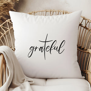 Kopfkissen zweifarbig grateful