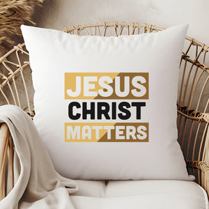 Kopfkissen zweifarbig jesus christ matters