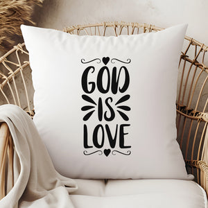Kopfkissen zweifarbig god is love