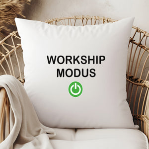 Kopfkissen zweifarbig workship modus