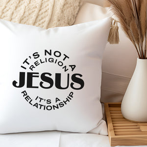 Kopfkissen zweifarbig jesus its a relationship