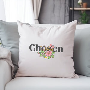 Kopfkissen zweifarbig chosen blumen