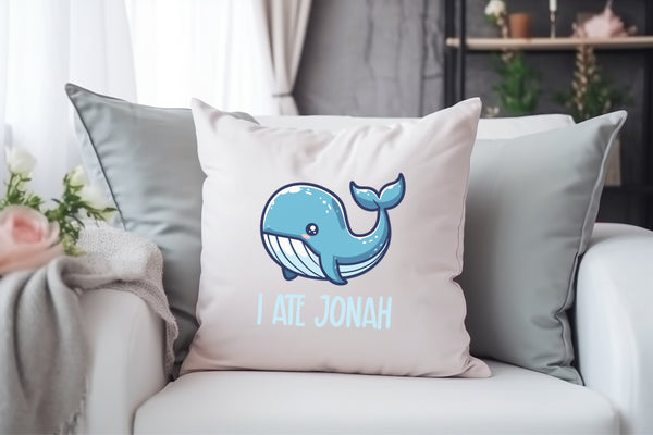 Kopfkissen zweifarbig i ate jonah wal