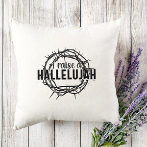 Kopfkissen zweifarbig i raise a hallelujah