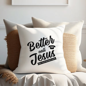 Kopfkissen zweifarbig better call jesus