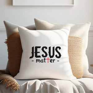Kopfkissen zweifarbig jesus matter