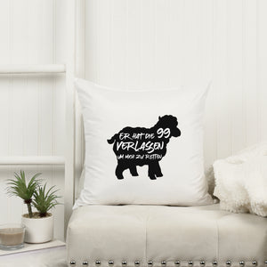 Kopfkissen zweifarbig er hatte die 99 verlassen schaf