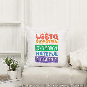 Kopfkissen zweifarbig lgbt christlich