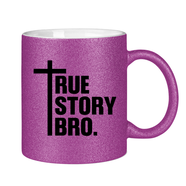 Glitzertasse true store bro