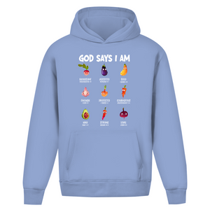Oversize Hoodie Ohne Kordel god says i am handsome