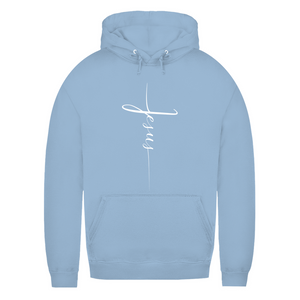 Damen Hoodie jesus kreuz