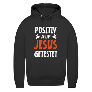 Damen Hoodie positiv auf jesus getestet
