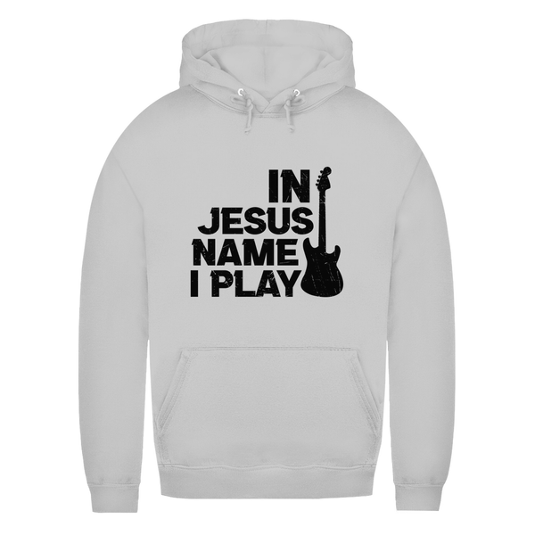 Damen Hoodie in jesus name i play guitarist