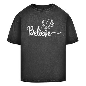 Oversize Washed T-Shirt believe